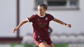Emma Doherty on song for Galway United against Shamrock Rovers 