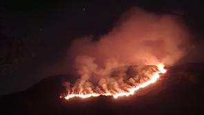 Update: Barnesmore fires continues to spread and intensify 