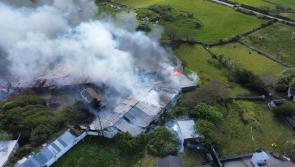 Watch: Fire destroys the historic Famine Village on the Isle of Doagh 