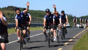 In Pictures: 'Pedal for the Point' crew take to the roads for Crannóg Buí NS 