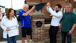 Plaque of former Celtic player Hugh 'Dick' Doherty unveiled in Buncrana