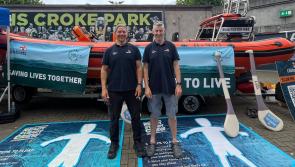 Bundoran RNLI volunteers promote water safety at Croke Park's All-Ireland SHC semi
