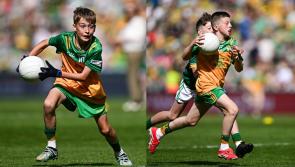 Donegal boys play in Croke Park at half-time before county’s triumph against Meath