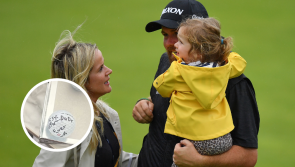 SO CUTE: Shane Lowry reveals sweet message daughter wrote on golf ball before Open