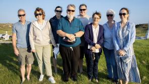 Peaceful evening at annual Cruit Island Graveyard Turas on Feast of the Assumption