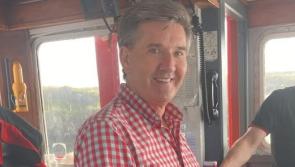 Daniel O’Donnell takes the wheel of Arranmore Ferry ahead of island concert
