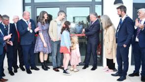 Watch: Minister cuts ribbon of new Jim Lynch Community Building in Letterkenny