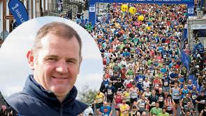 Dawn runs: Paddy McLaughlin (Mooney) gets ready to take on the Dublin Marathon 