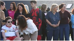 In Pictures: Little Blue Hero Malachai's graduation at Col&aacute;iste Cholmcille