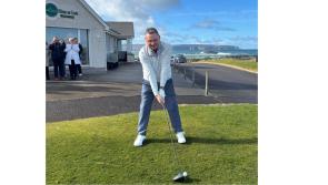 Good turnout at Captains' Drive-in for 2026 at Cruit Golf Club on Saturday