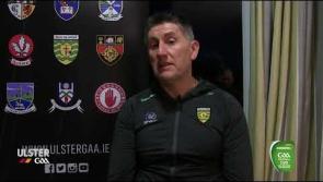 WATCH: Donegal manager Shaun Paul Barrett gives his thoughts on the Eirgrid Ulster U-20 Football Championship Final