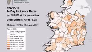 WATCH: Video shows the changing Covid-19 rate in each area local electoral area since August