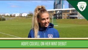 Watch: Aoife Colvill delighted at well-wishes from Donegal after making Ireland WNT debut