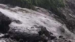 WATCH:  Video of damage caused by landslide in North Leitrim