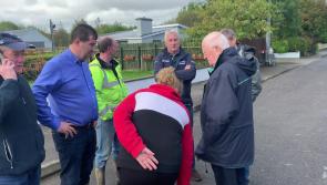 WATCH VIDEO: Flood victim in Donegal town talks to public representatives 