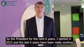 WATCH: Donegal man's message on being reappointed by President Higgins as Children's Ombudsman