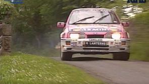 WATCH - 30 years ago James Cullen won the Donegal International Rally in the distinctive pink Sierra Cosworth