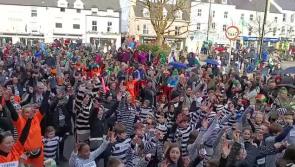 Watch: Hugh McFadden swaps county kit for county jail as school wins at parade
