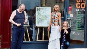 Artist uses nude to highlight concerns