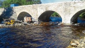 Four Masters Bridge repairs near Kinlough almost finished - possible road re-opening next week