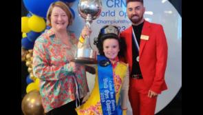 Misha brings world championship globe home to  grandmother in Falcarragh