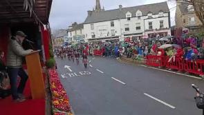 Watch: Moyne win best band in Donegal Town parade - with very young bag piper