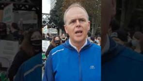 Watch: Donegal Fine Gael TD Joe McHugh hopes there will be a "quick conclusion" to mica issue