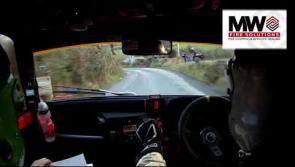 Watch: In-car footage of final rally stage for Donegal driver who retired 