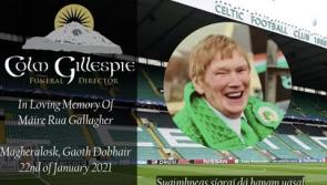 WATCH: Donegal pays respects to much loved Gaoth Dobhair woman Máire Rua Gallagher as she is laid to rest