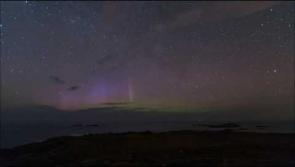 WATCH: Northern Lights put on spectacular show over Donegal last night

