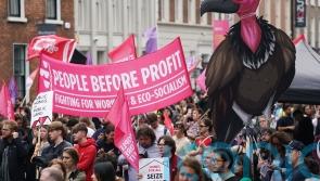 Protesters in Dublin demand action on housing and cost of living
