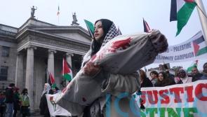 Thousands join pro-Palestinian march in central Dublin