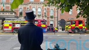 Firefighters bring blaze at Dublin’s Shelbourne Hotel under control
