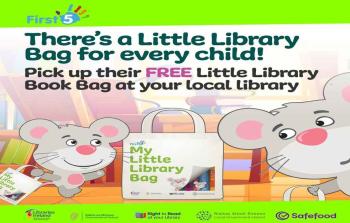 My Little Library Book Bag free to all children from any branch of Donegal County Library