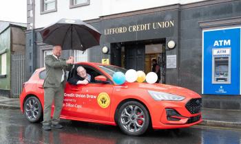 In pictures: Lucky winners collect prizes from Lifford Credit Union August Draw