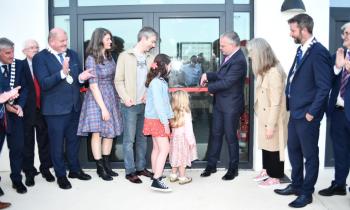 Watch: Minister cuts ribbon of new Jim Lynch Community Building in Letterkenny