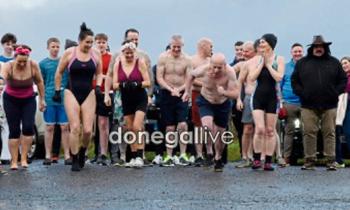 In pictures: Newtowncunningham&rsquo;s New Year&rsquo;s Day Swim