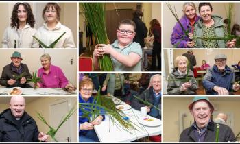In Pictures: Community gathers in St Brigid&rsquo;s Community Centre to make crosses