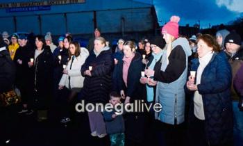 In pictures: Inishowen shows solidarity for Amy Doherty at Carndonagh vigil