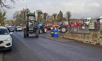 Watch: Charity tractor and lorry run takes to the road in Ballintra