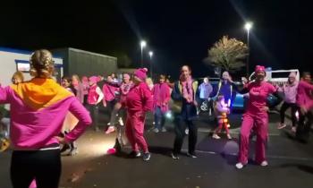 Watch: Donegal Dragons and friends  Pink Part y for breast cancer awareness