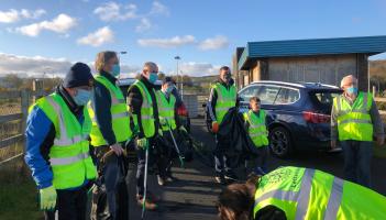 Rotary Club members join in Letterkenny clean-up