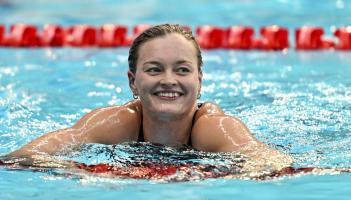 Mona McSharry claims pair of wins at international meet in Italy