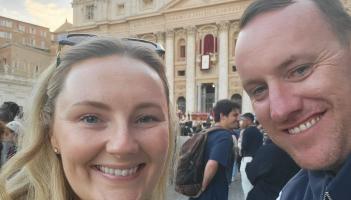 Killybegs newlyweds watch on at the Vatican as Pope Leo XIV is elected