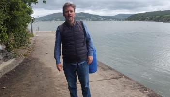 Walk in memory of journalist Brian Hutton raises funds for Lough Swilly RNLI