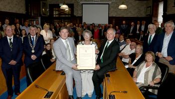 In pictures: Lifford Chamber packed for Blaney family civic reception