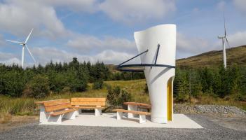 Energia Group unveils transformed blade sculpture at Meenadreen Wind Farm