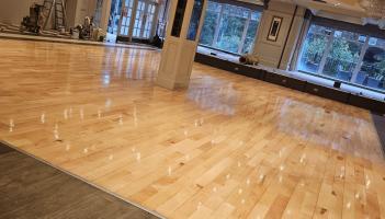 Abbey Hotel's ballroom floor just got a makeover - ahead of Country Music Weekend