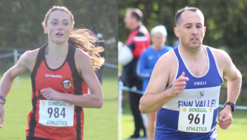 Helen McCready, Gerard Gallagher win Donegal Masters Cross Country titles