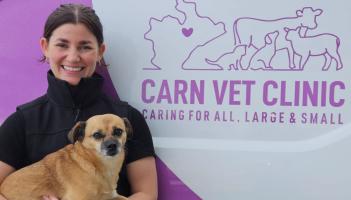New veterinary surgeon Marykate Fullerton joins the growing team at Carn Vets